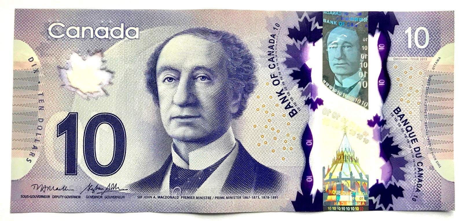 canadian current dollar bill