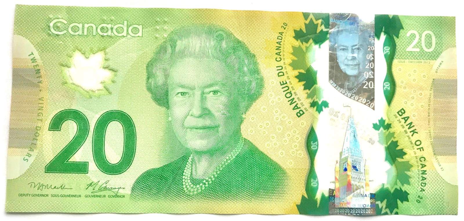 canadian current dollar bill